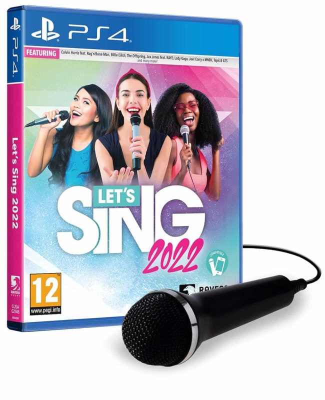 Lets Sing 2022 + Microphone Playstation 4