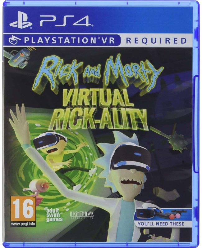 Rick and Morty Virtual Rick Ality Playstation 4